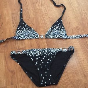 Victoria’s Secret black with stars bikini